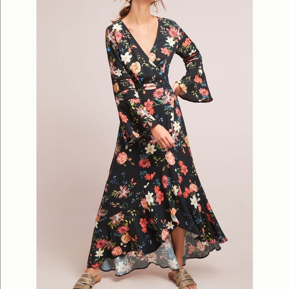 Anthropologie Dresses & Skirts - 🆕 Farm Rio Summer Flower Wrap Dress